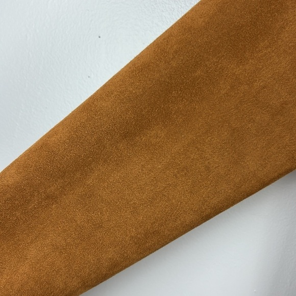 Mariloup Wolfe Retro Boho Faux Suede Button Front Transition Jacket Small Brown - Picture 6 of 12